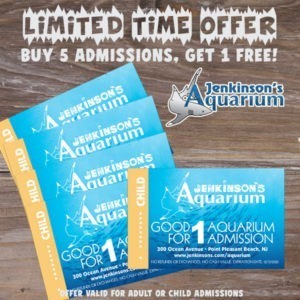 jenkinson's aquarium limited time offer promotion