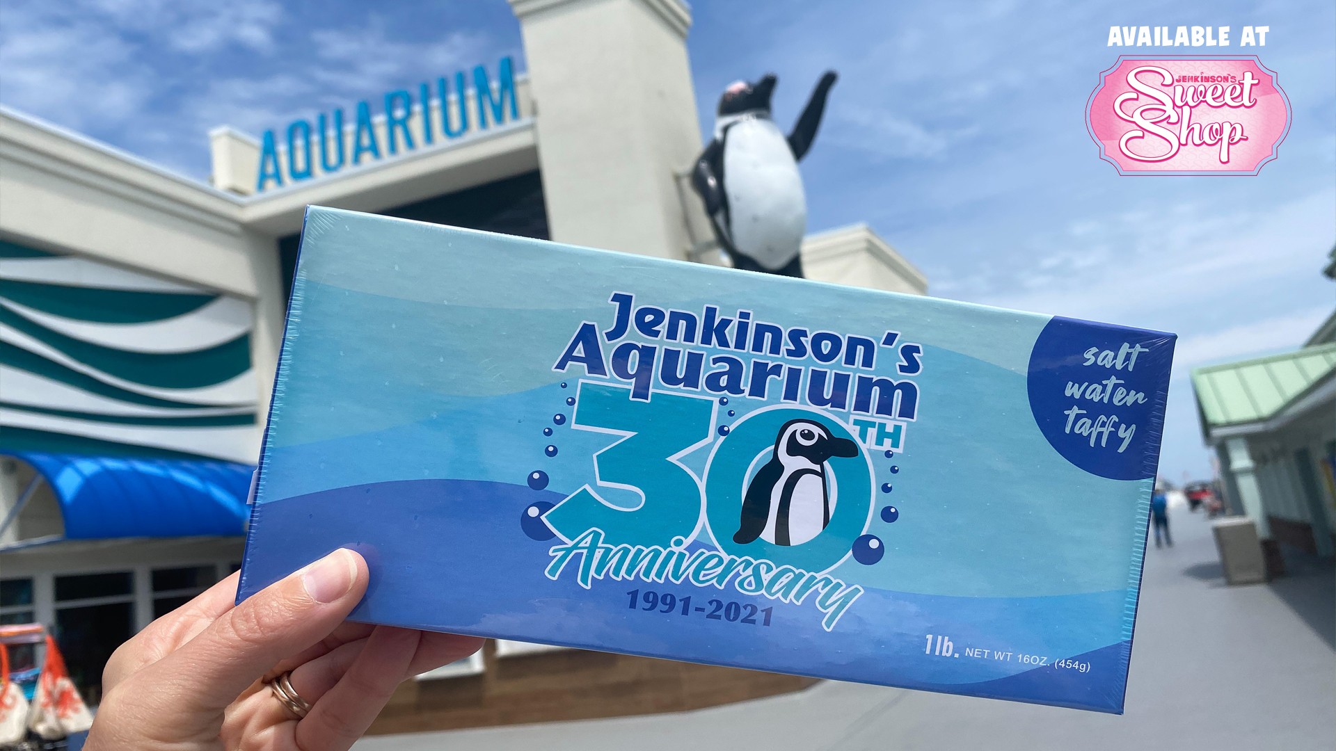 jenkinson's aquarium 30th anniversary taffy