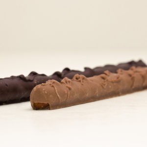 Two Chocolate Covered Pretzel Rods from Jenkinson's Sweet Shop.