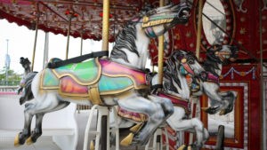 Carousel ride at Jenkinson's Boardwalk