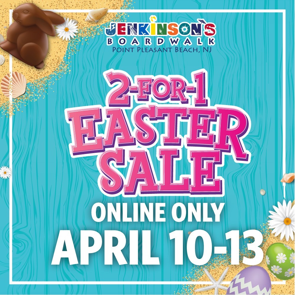 Jenkinson's 2-for-1 easter sale