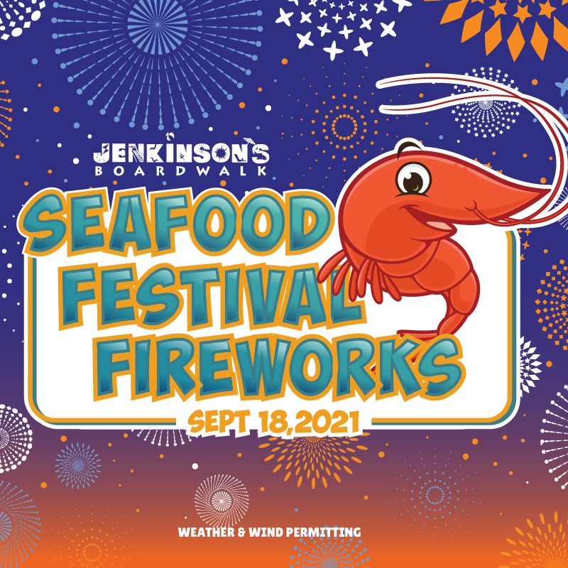 seafood fest fireworks at jenkinson's