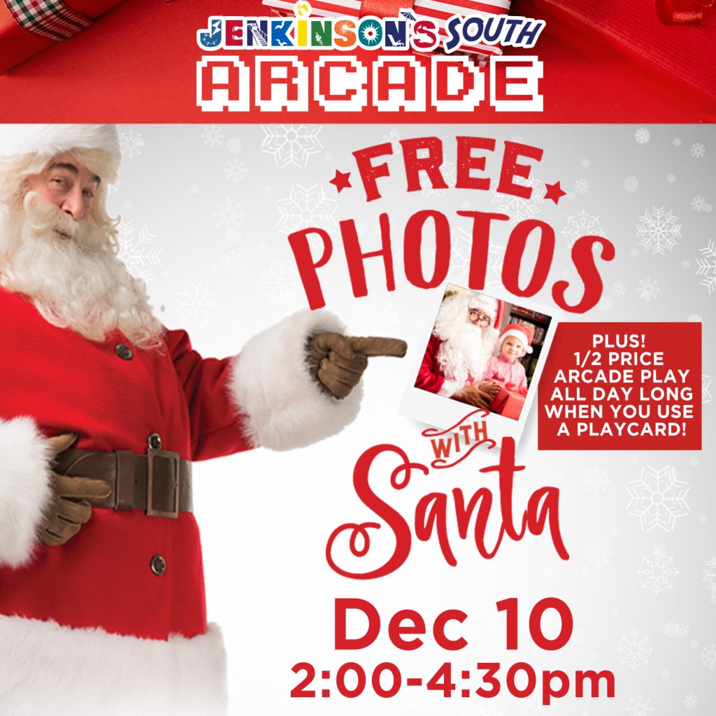 photos with santa at south arcade