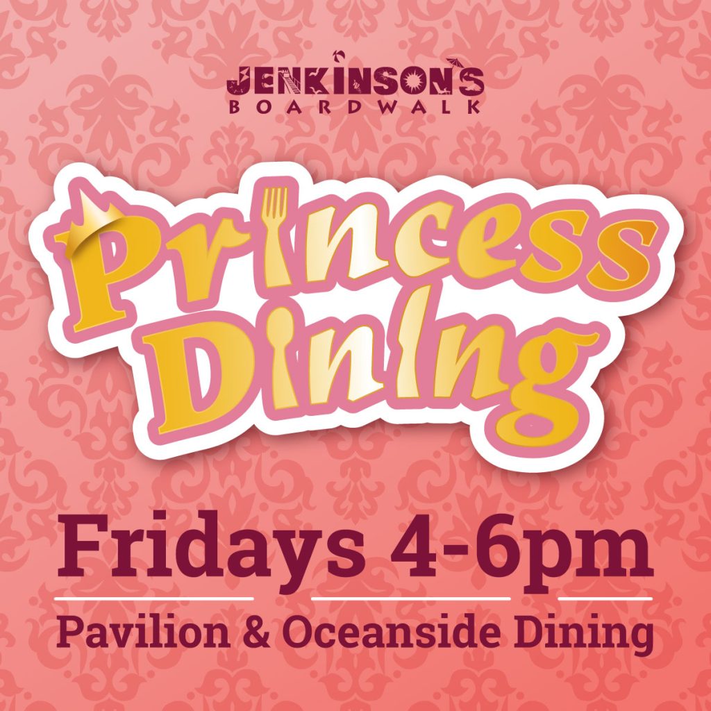 princess dining at jenkinsons boasrdwalk on fridays from 4-6pm at oceanside dining