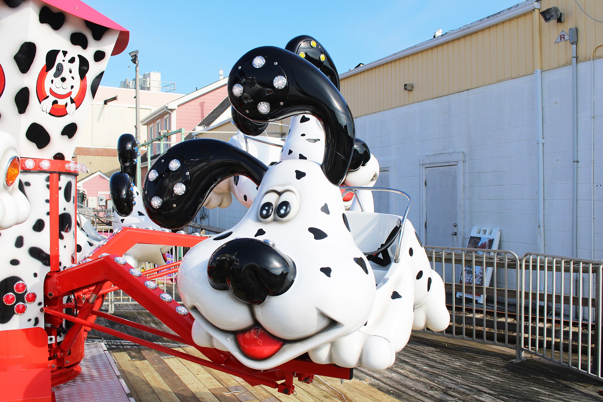 Doggie Dash ride at Jenkinson's Boardwalk