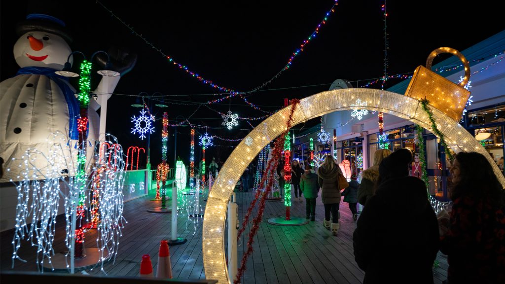 Sea of Lights on the boardwalk