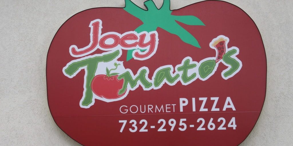 Joey Tomato's Gourmet Pizza. 732-295-2624.