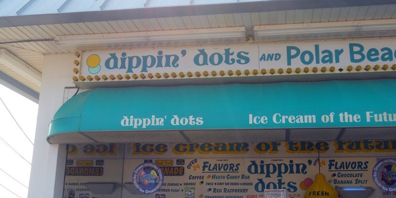 A picture of Jenkinson's Dippin Dots shop!