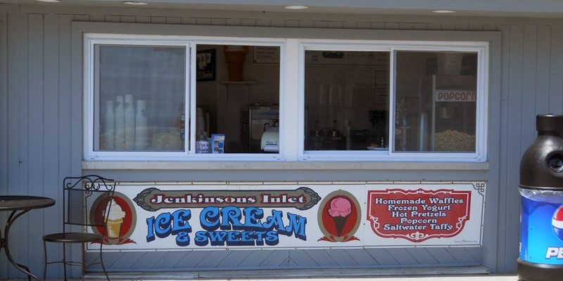 A picture of Jenkinson's Inlet Ice Cream and Sweets Shop.