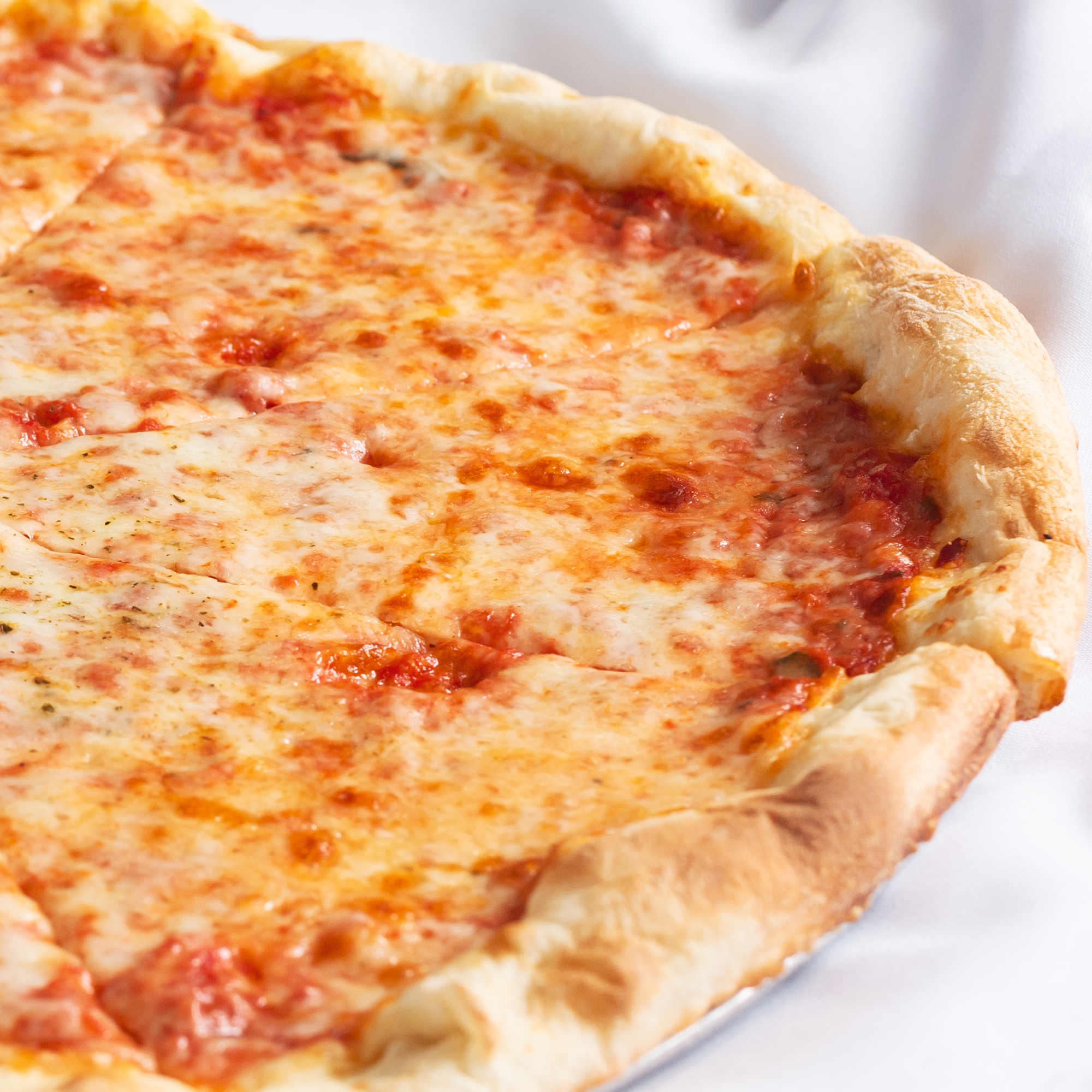 plain cheese pizza